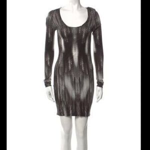 Helmut Lang jersey dress